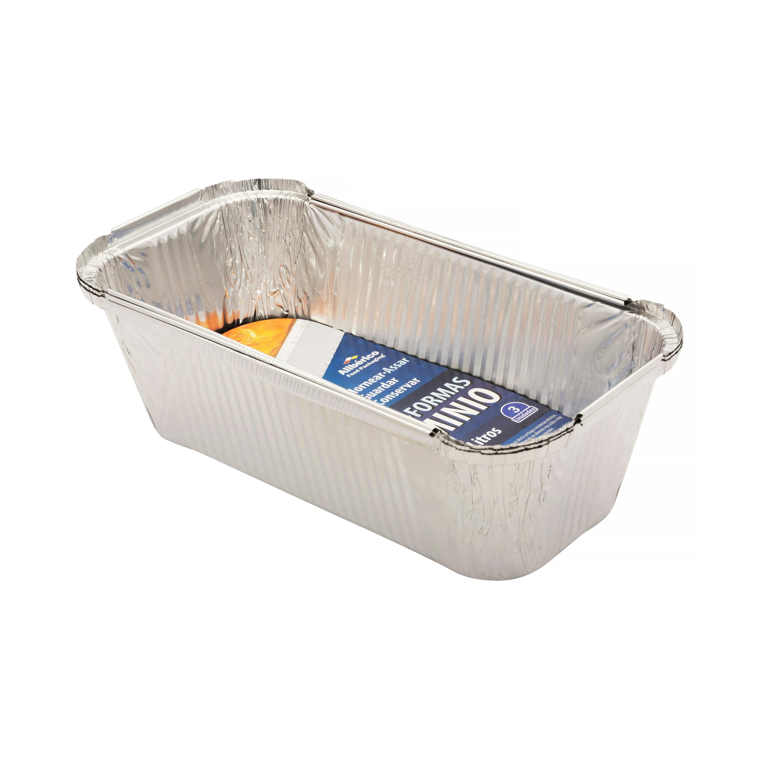 Molde de Aluminio Rectangular 1,5L Alibérico con tapa Mercadona
