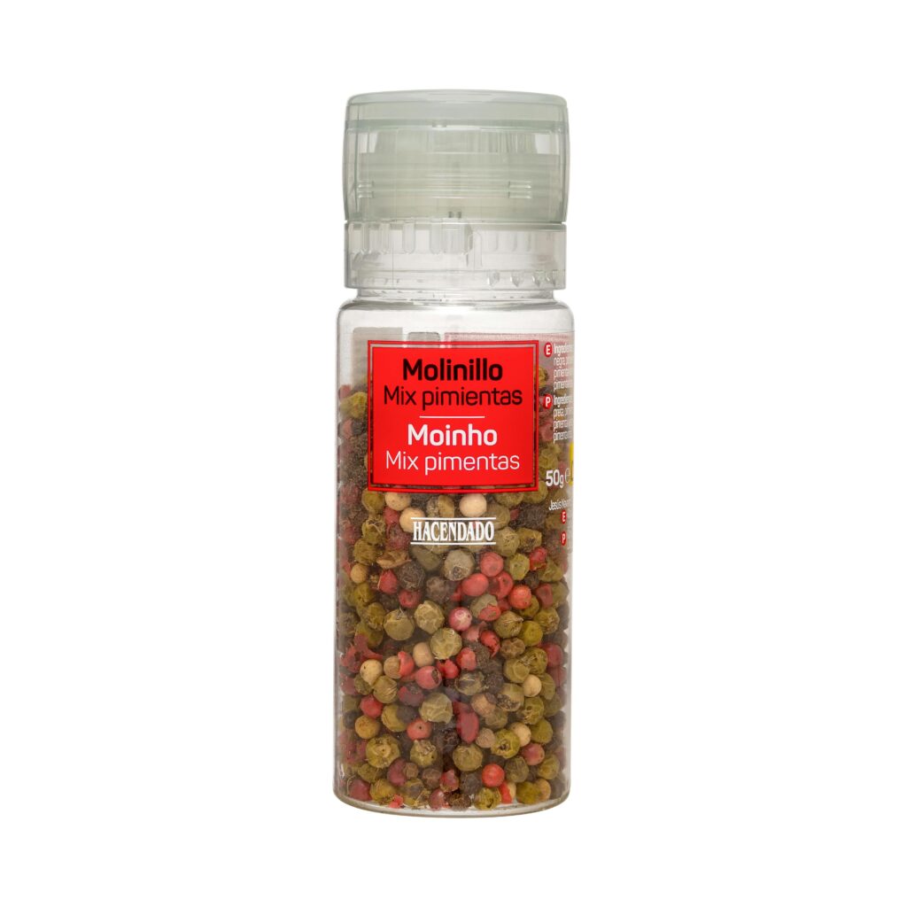 Molinillo mix pimientas Hacendado