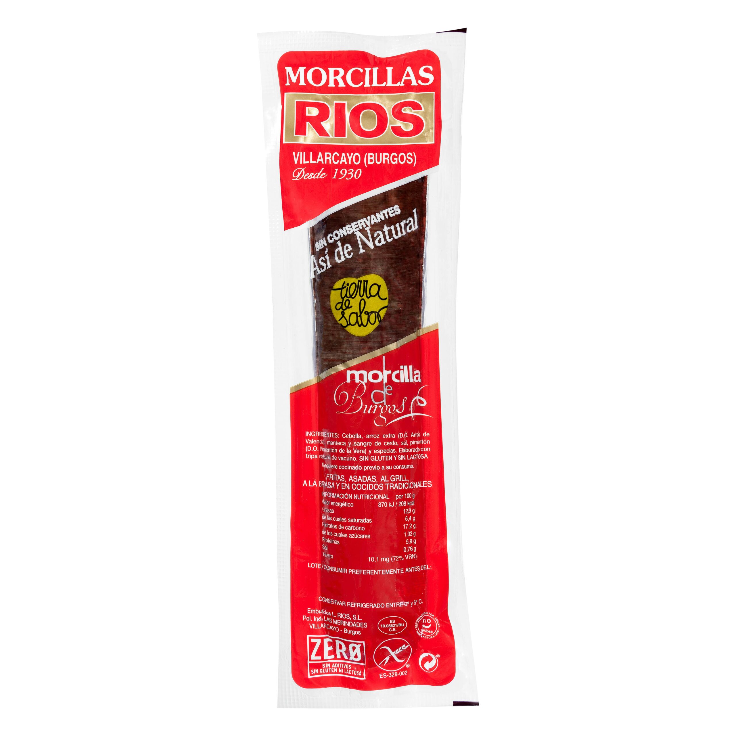 Morcilla de arroz y cebolla Mercadona