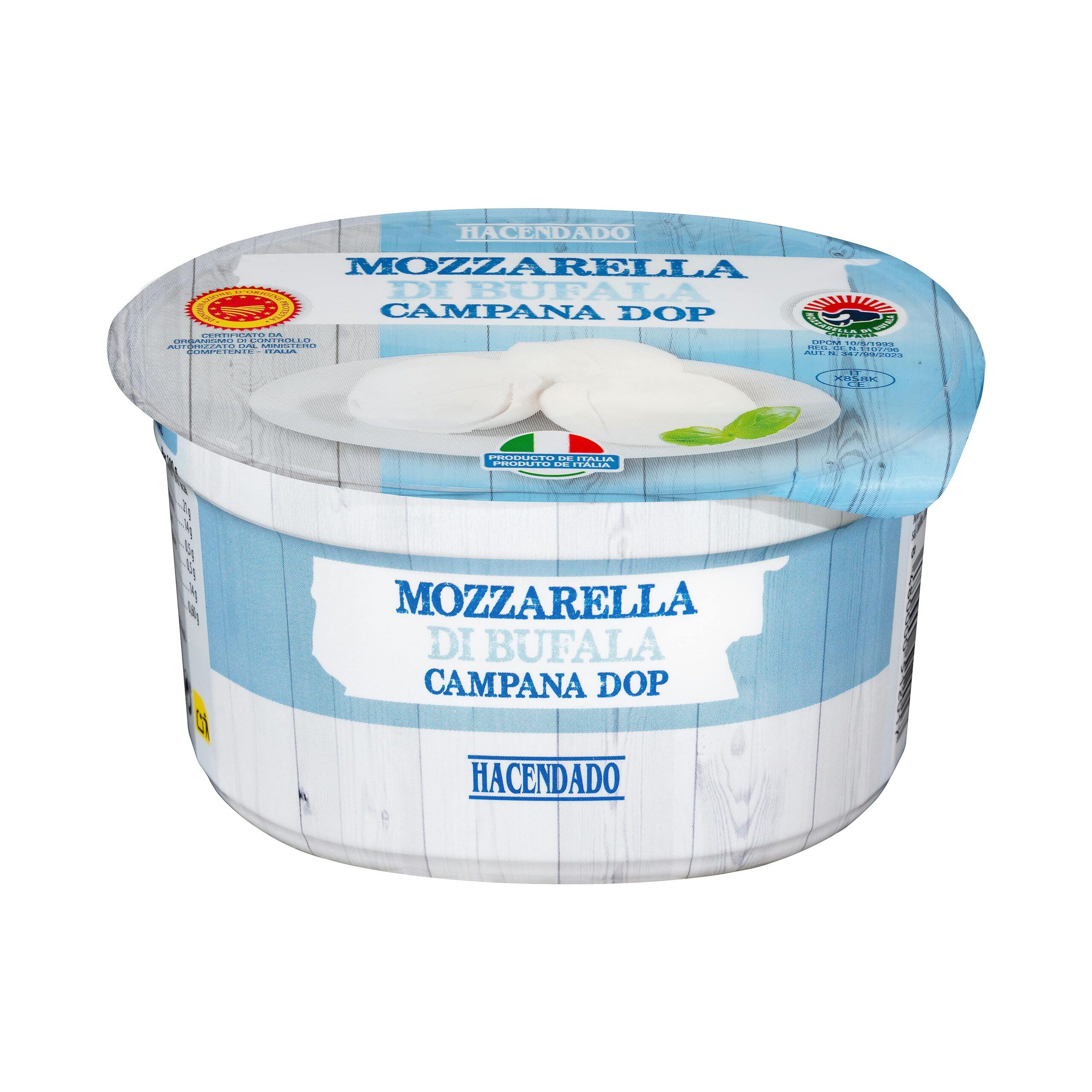 Mozzarella fresca di bufala campana Hacendado Mercadona