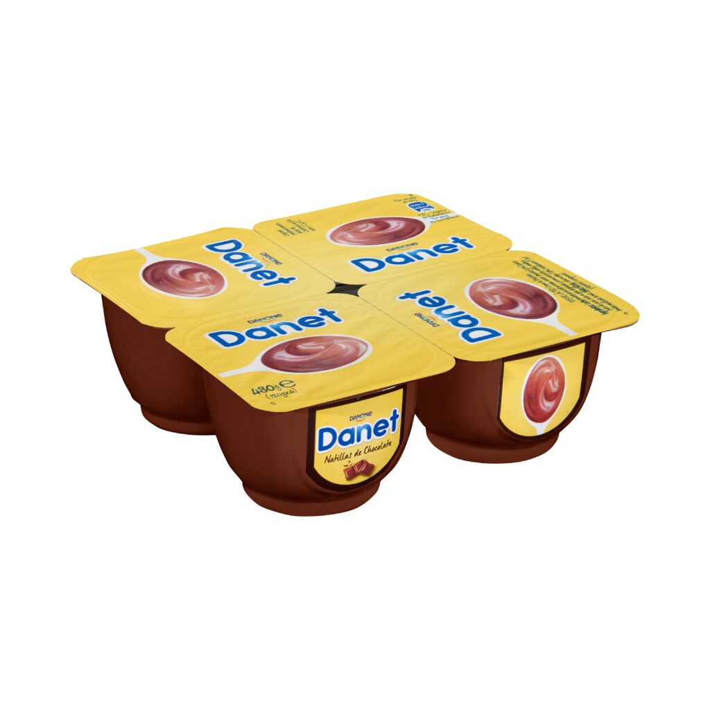 Natillas de chocolate Danet Danone