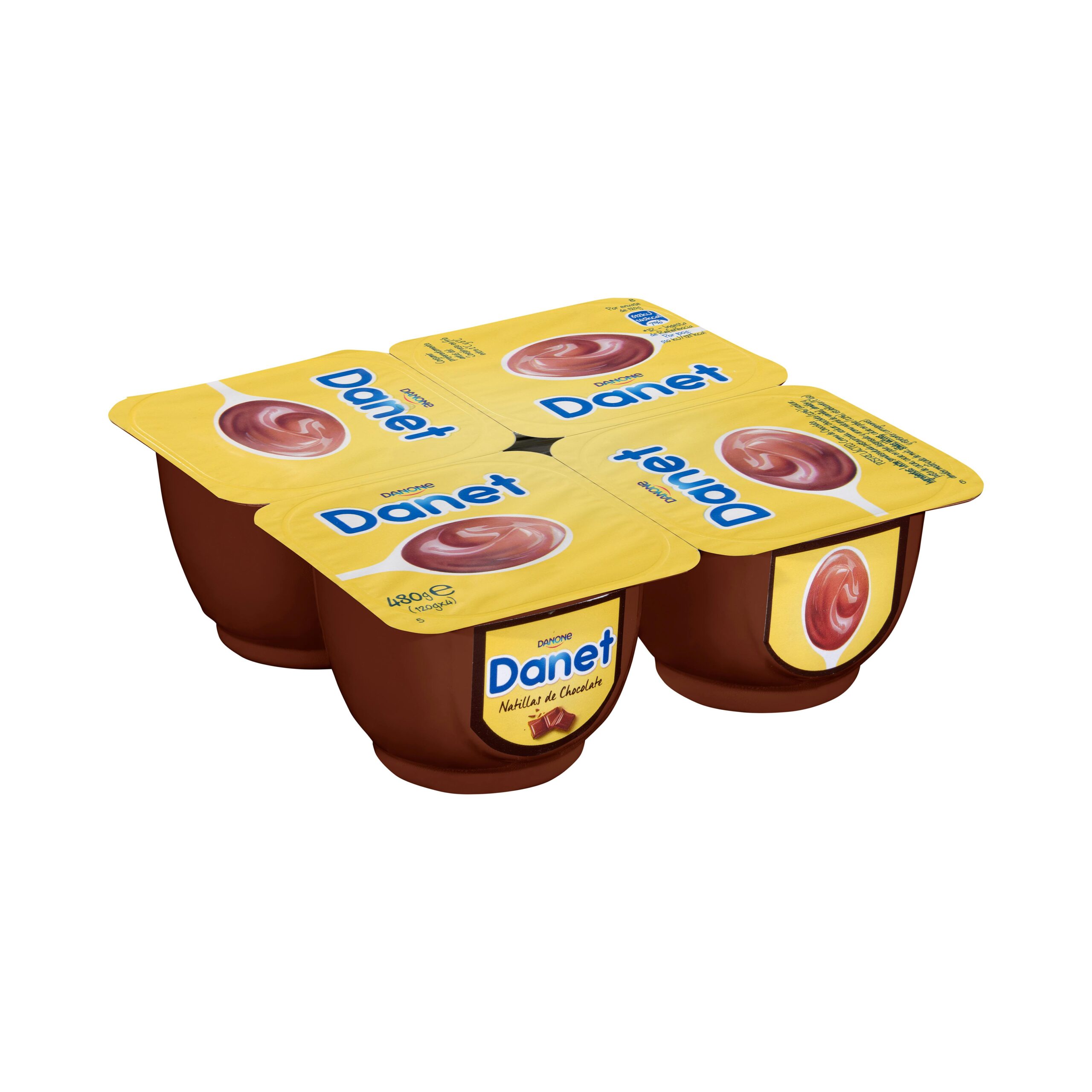 Natillas de chocolate Danet Danone Mercadona
