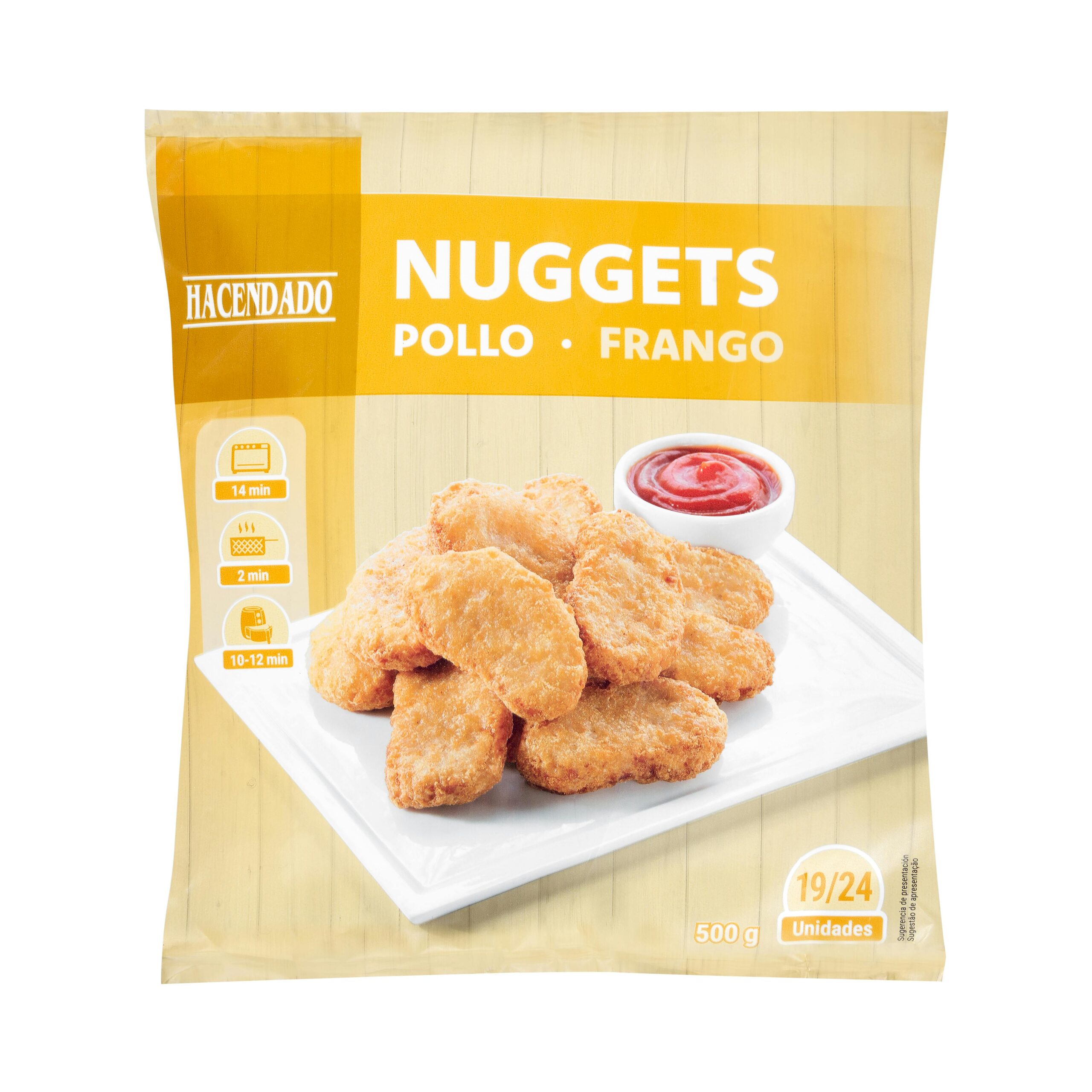 Nuggets de pollo Hacendado ultracongelados Mercadona