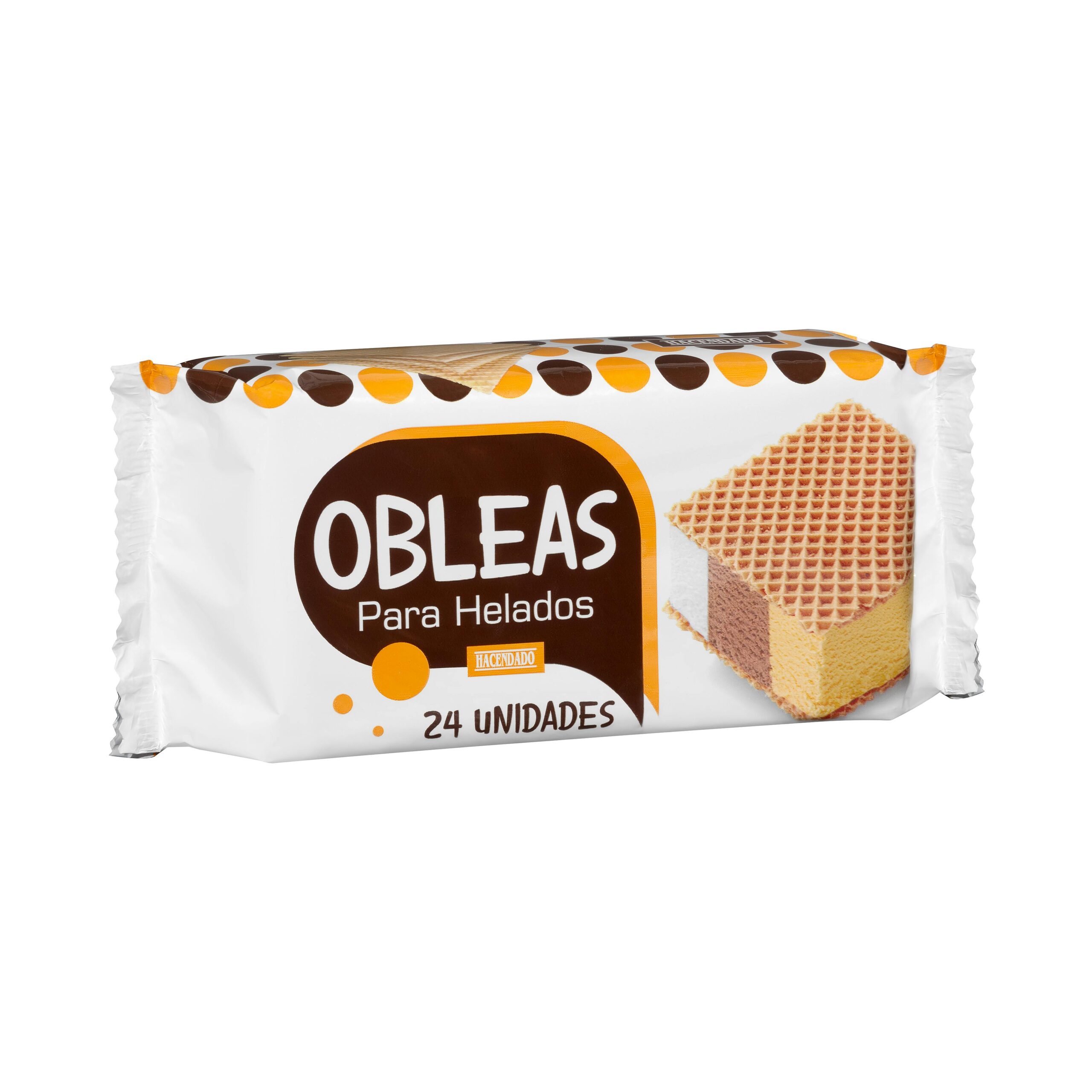 Obleas para helado Hacendado Mercadona