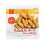 Palitos de merluza a la romana Hacendado ultracongelados Palitos de merluza a la romana Hacendado ultracongelados