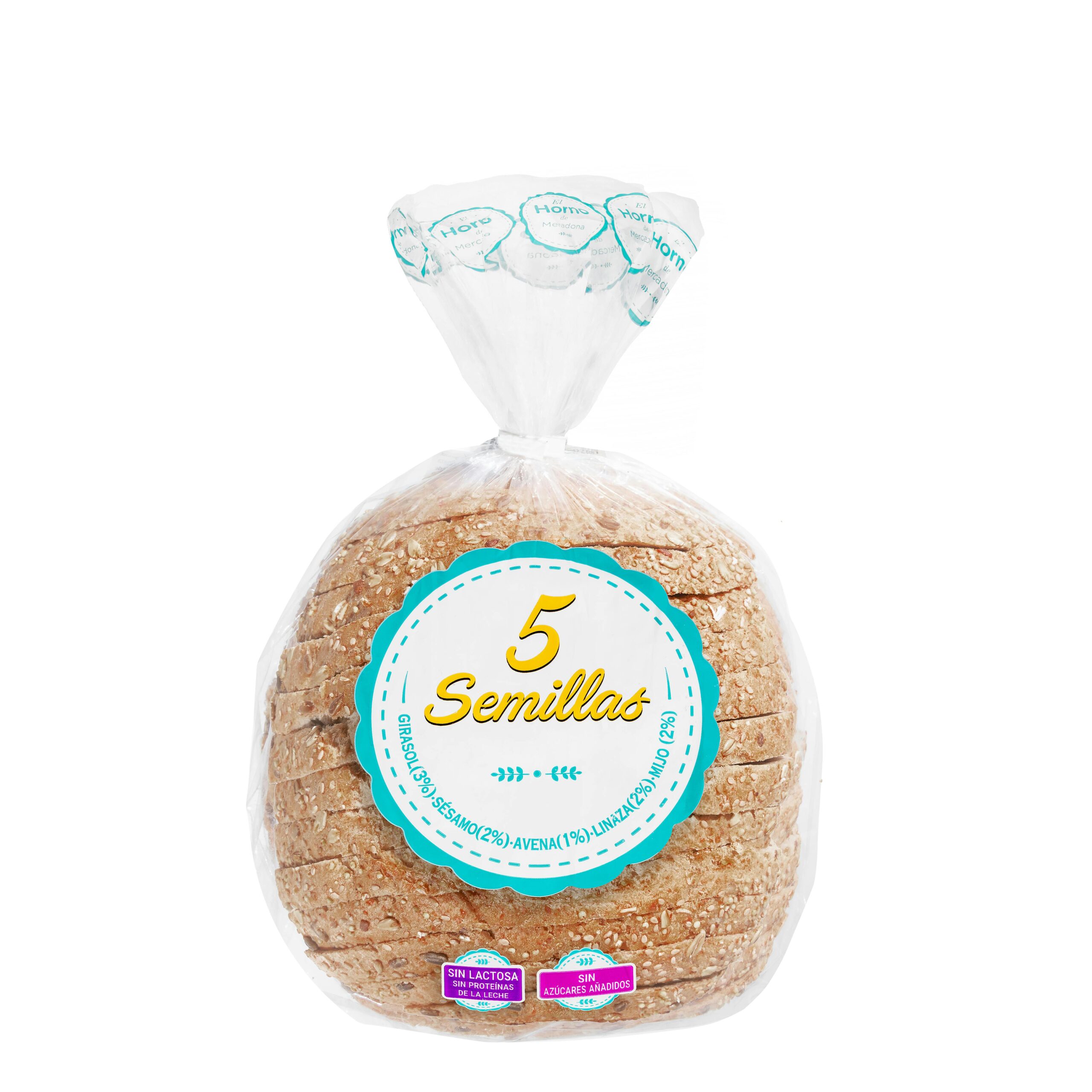 Pan 5 semillas cortado Mercadona