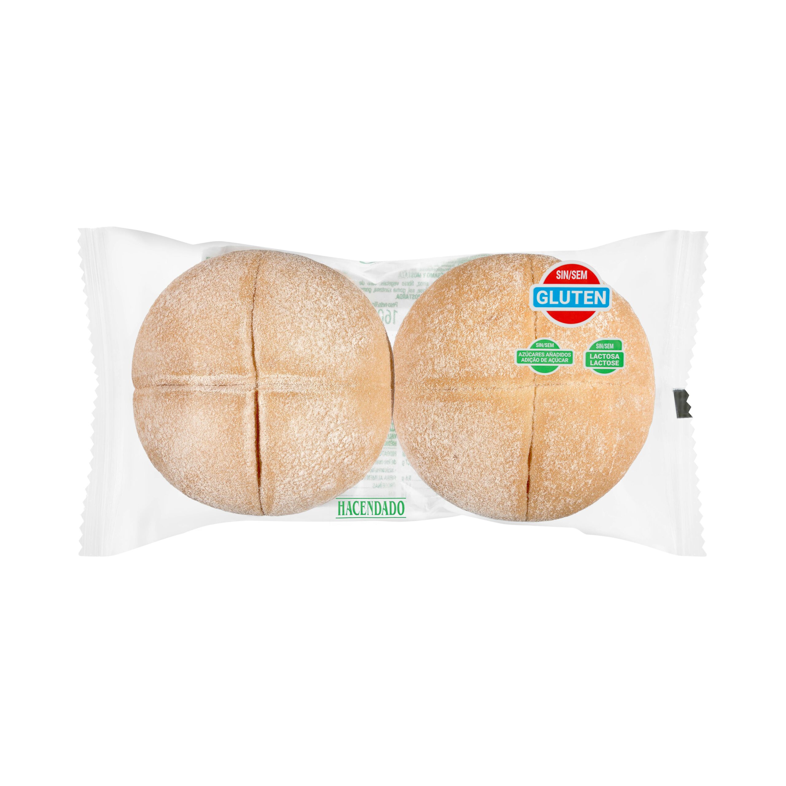 Pan redondo sin gluten Hacendado Mercadona