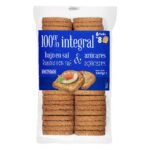 Pan tostado 100% integral bajo en sal y en azúcares Hacendado Pan tostado 100% integral bajo en sal y en azúcares Hacendado