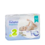 Pañales bebé talla 2 de 3-6 kg Deliplus Pañales bebé talla 2 de 3-6 kg Deliplus