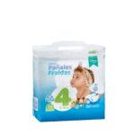 Pañales bebé talla 4 de 9-15 kg Deliplus Pañales bebé talla 4 de 9-15 kg Deliplus