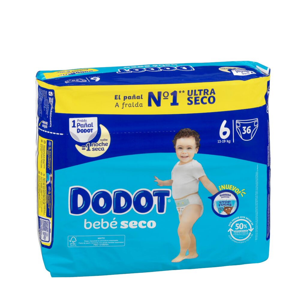 Pañales bebé talla 6 de 13-19 kg Dodot
