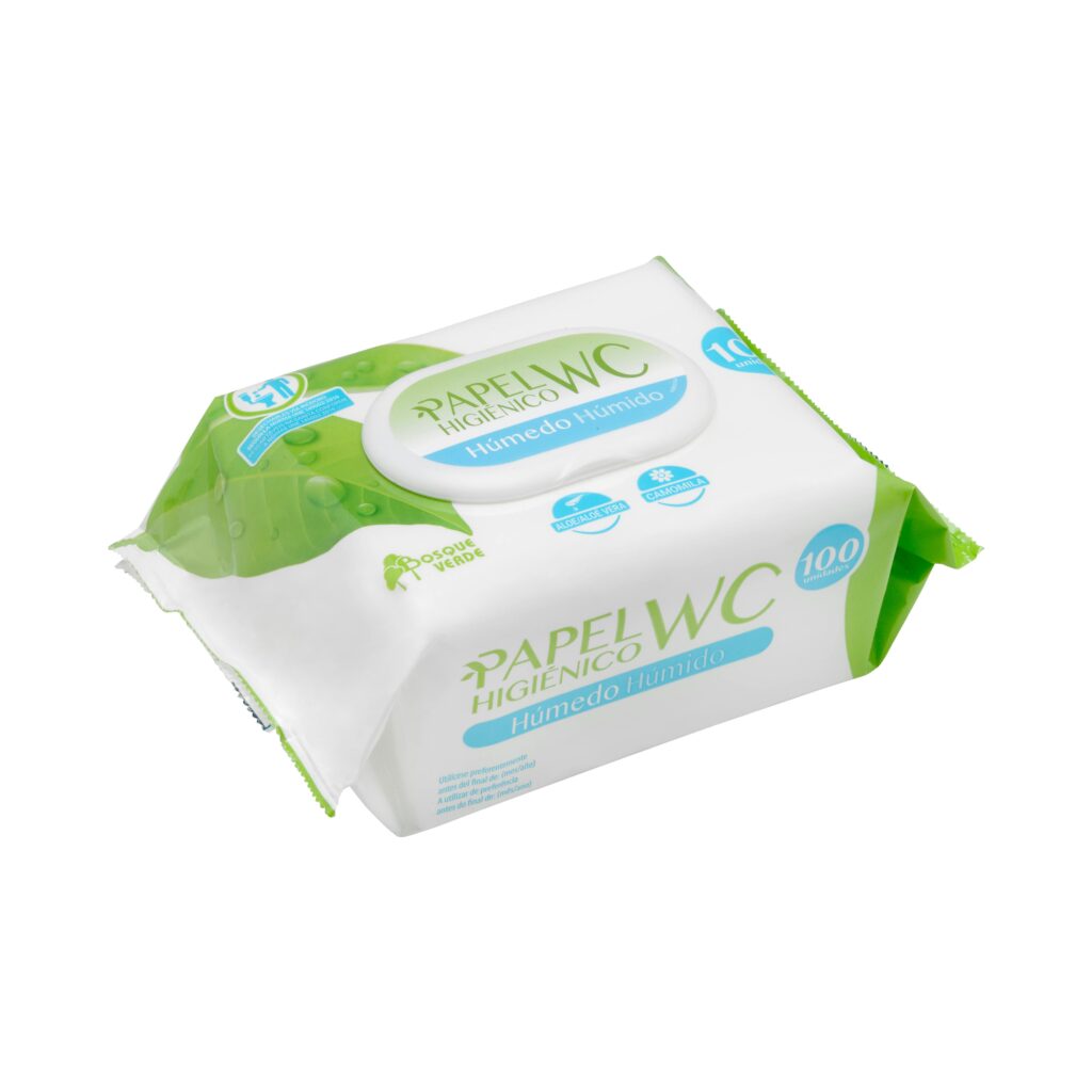 Papel higiénico húmedo WC Bosque Verde con aloe vera y camomila