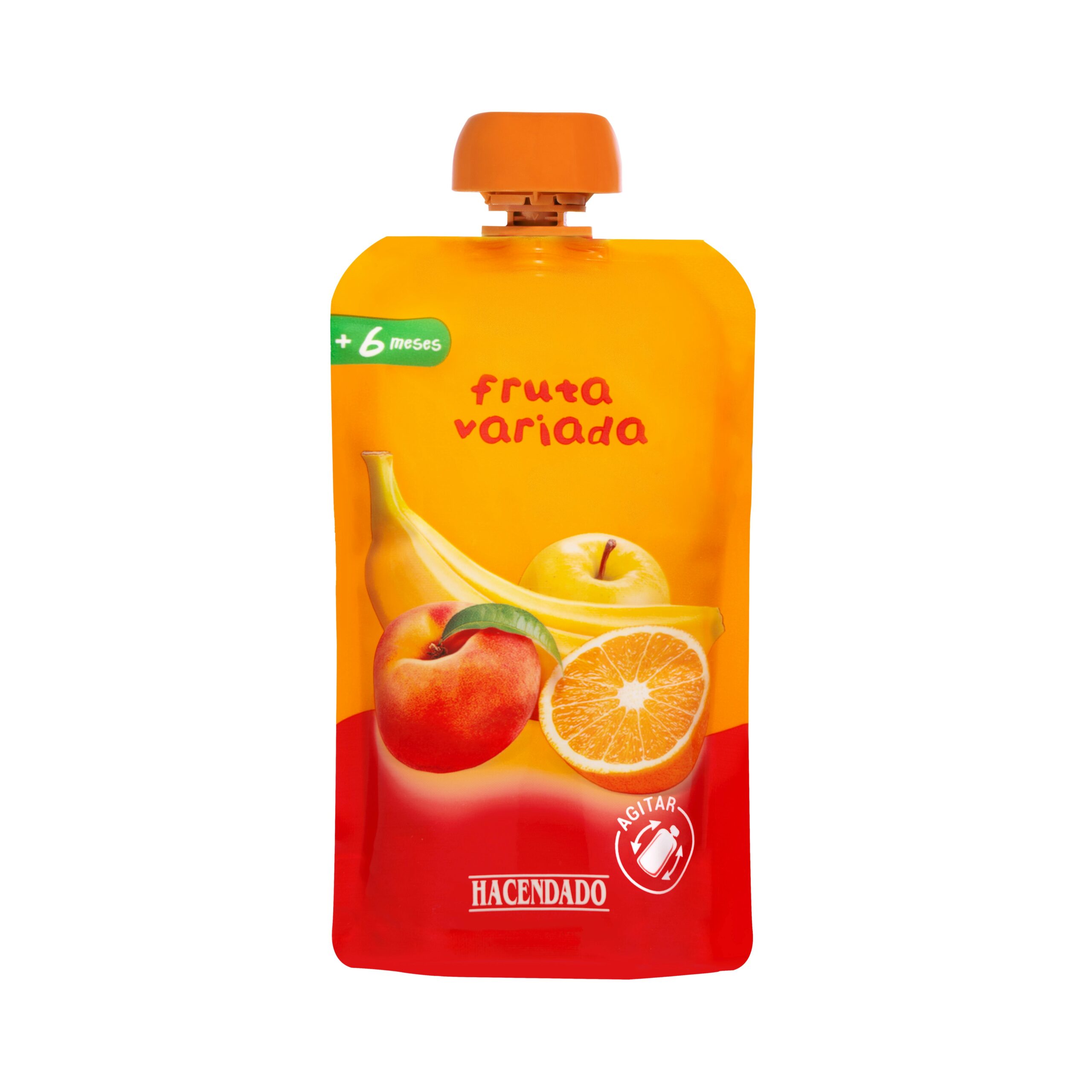 Papilla fruta variada +6 meses Hacendado Mercadona