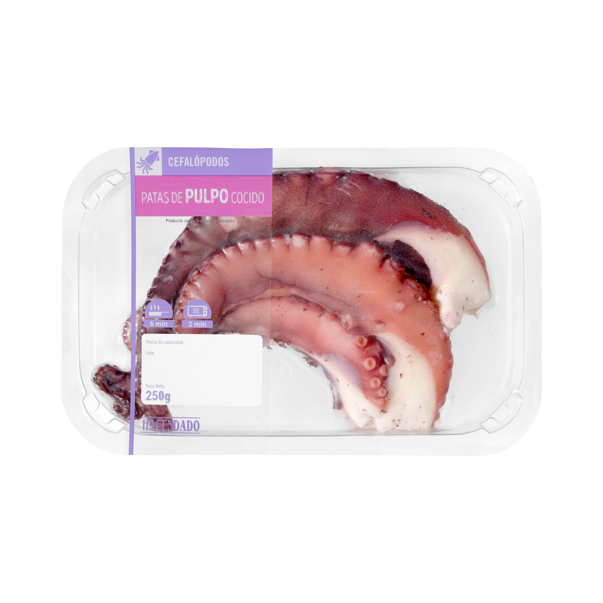Patas de pulpo cocido Patas de pulpo cocido