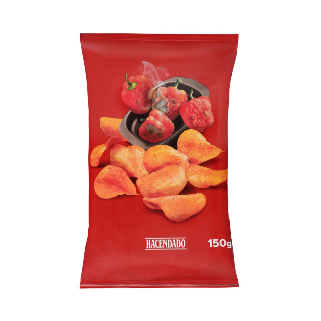 Patatas fritas sabor pimiento asado Hacendado
