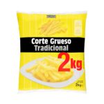 Patatas prefritas corte grueso Hacendado ultracongeladas Patatas prefritas corte grueso Hacendado ultracongeladas