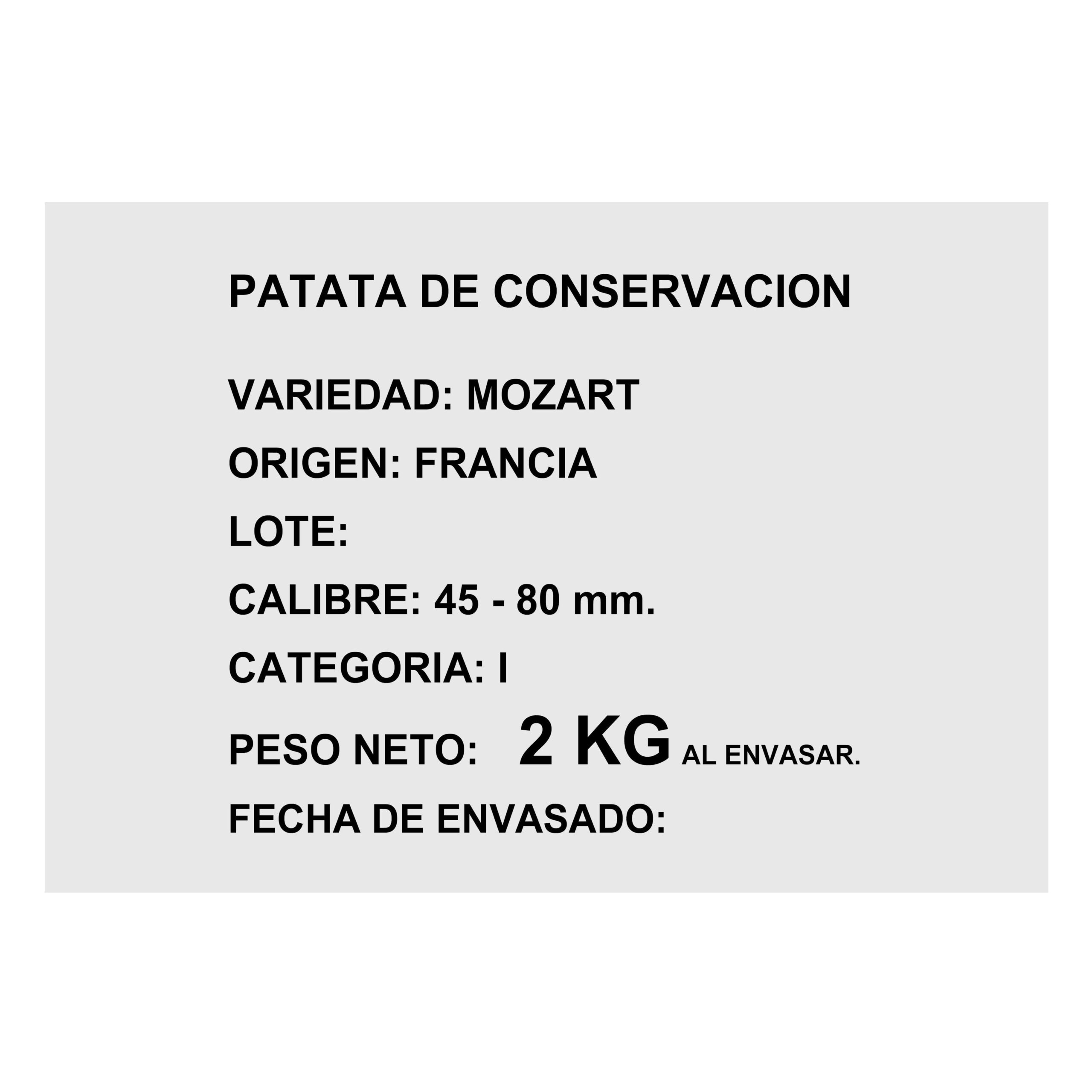 Etiqueta Patatas rojas