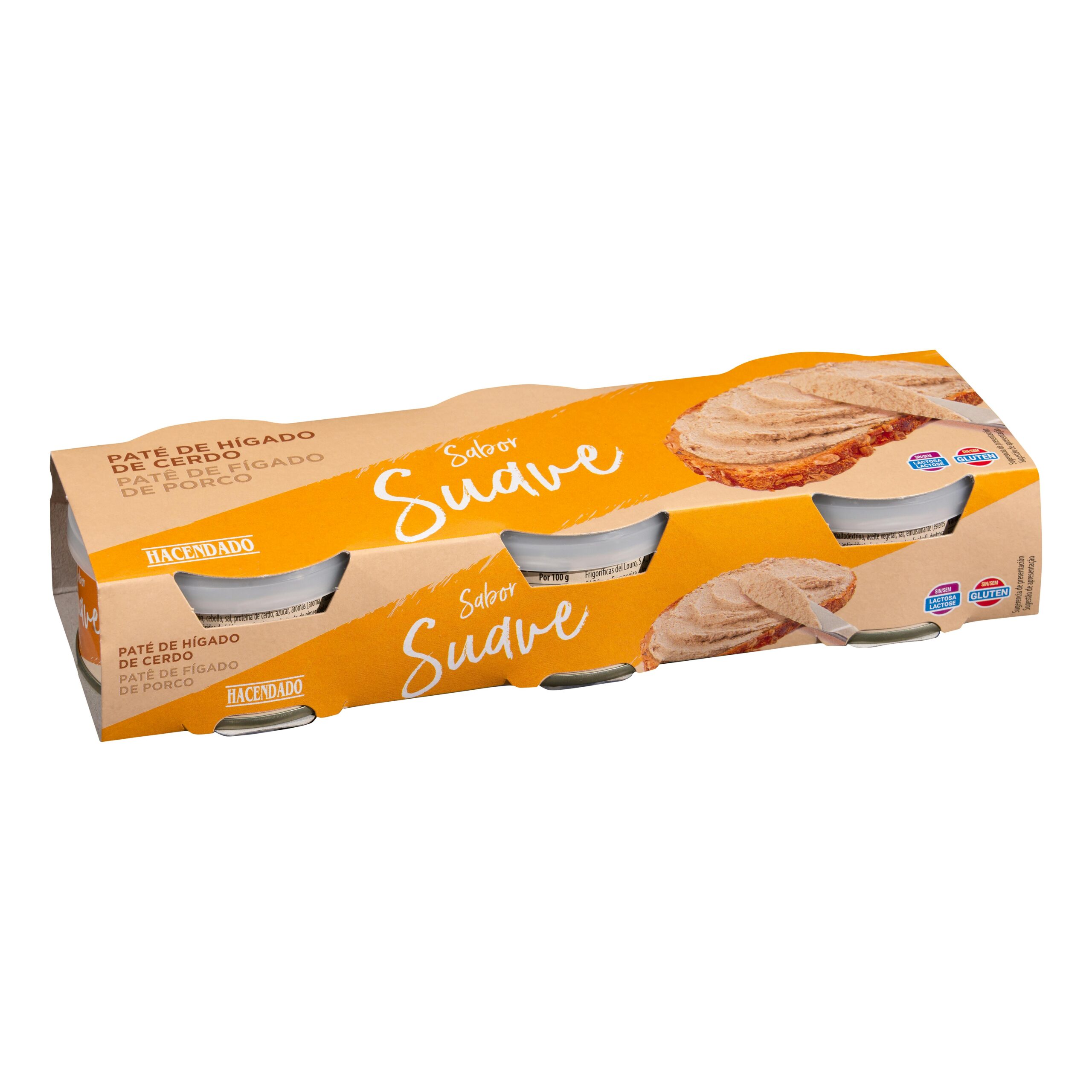 Paté de cerdo sabor suave Hacendado Mercadona