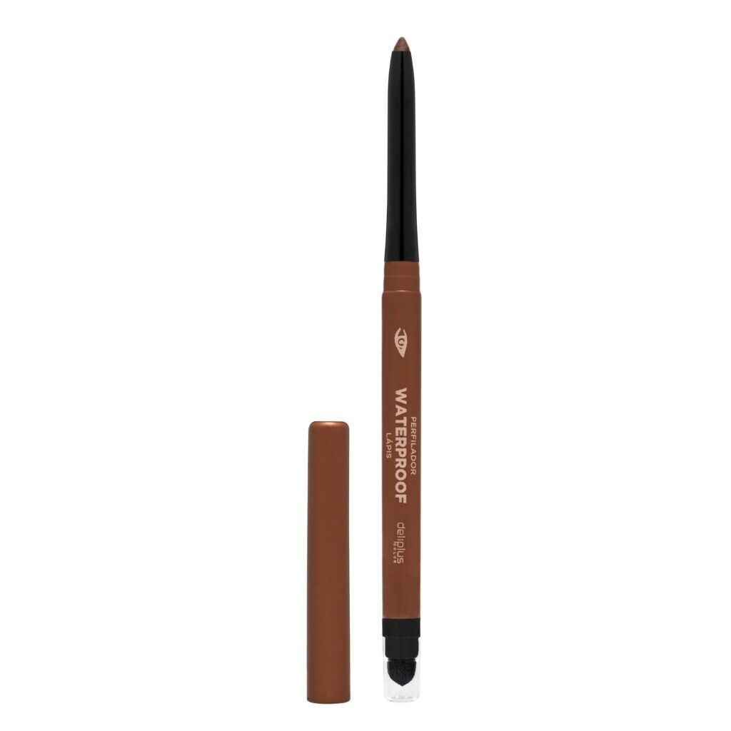 Perfilador de ojos Waterproof Deliplus 06 marrón con esponja