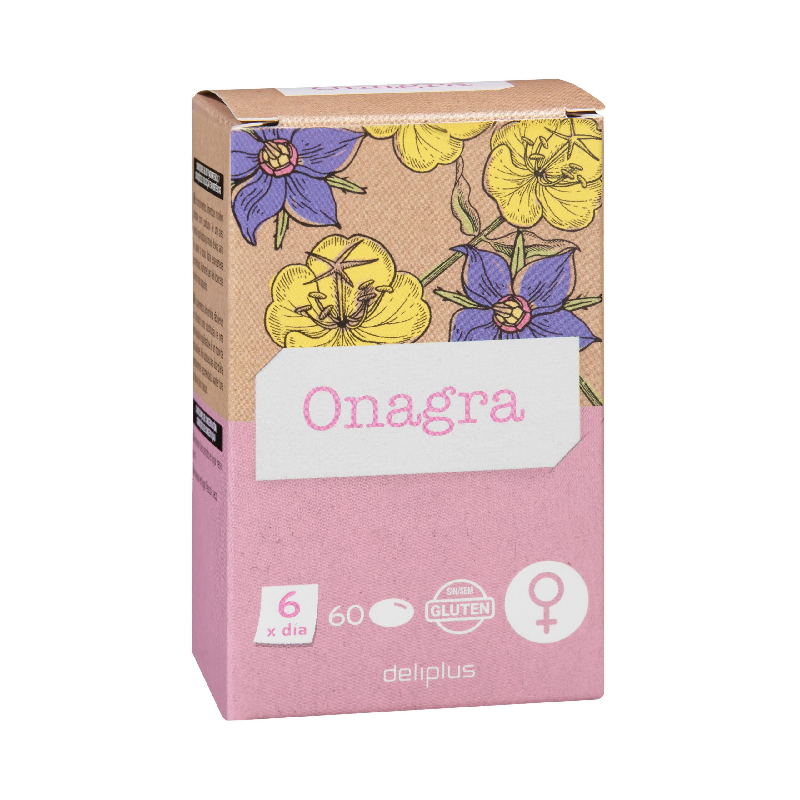 Perlas Onagra Deliplus contiene vitamina E Mercadona
