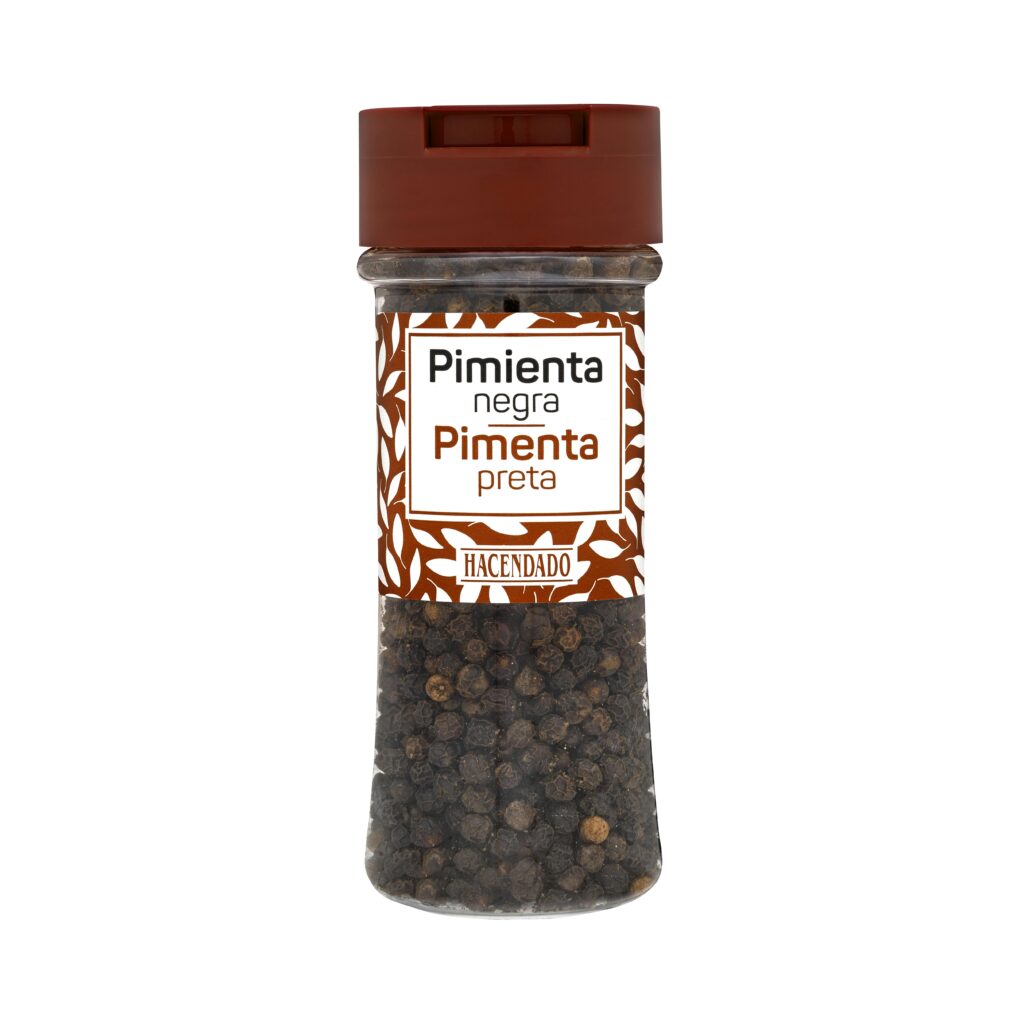 Pimienta negra en grano Hacendado