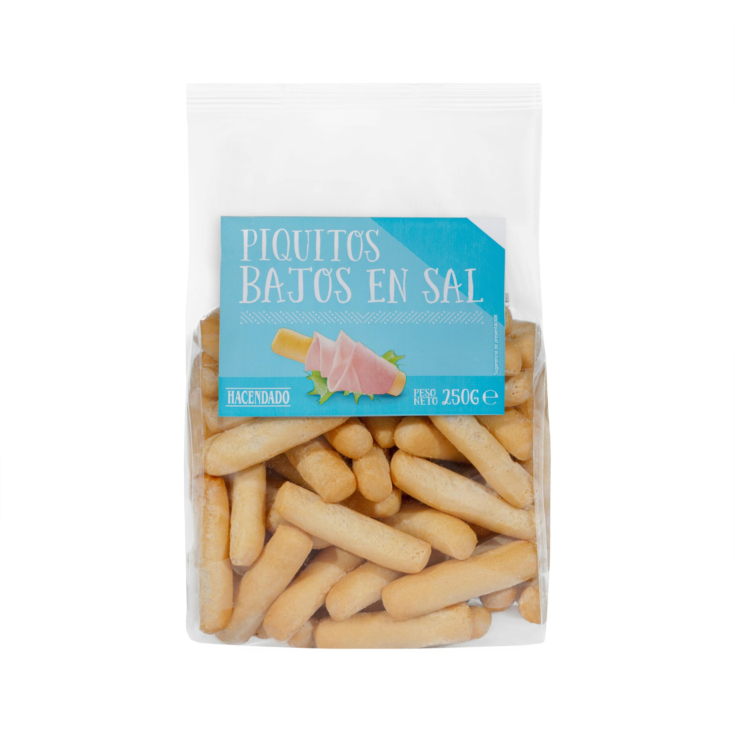 Piquitos bajos en sal Hacendado Mercadona