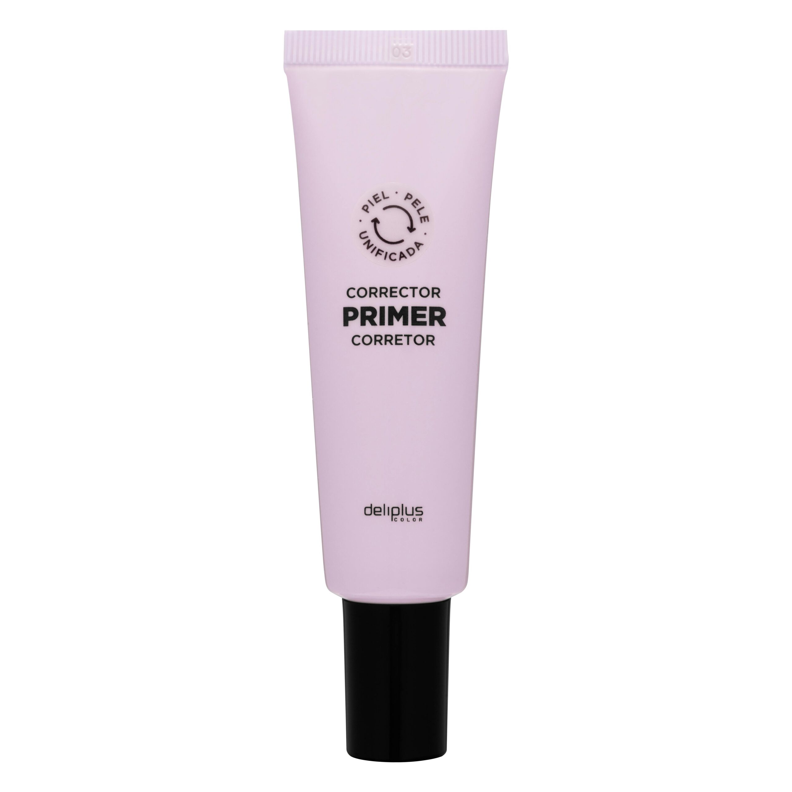 Prebase corrector Primer Deliplus 03 tono lila proporciona luz Mercadona