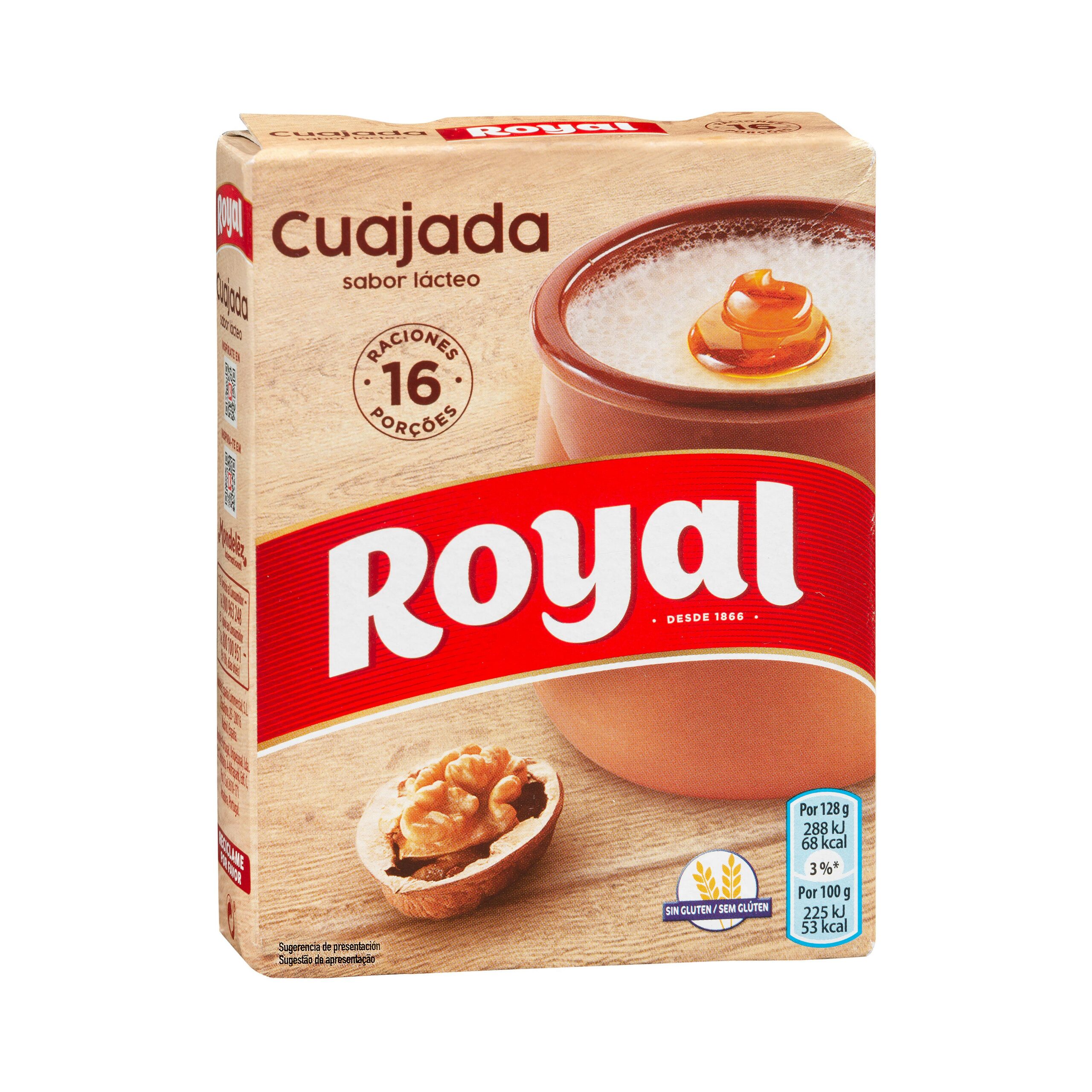 Preparado en polvo cuajada azucarada Royal sabor lácteo 16 raciones Mercadona