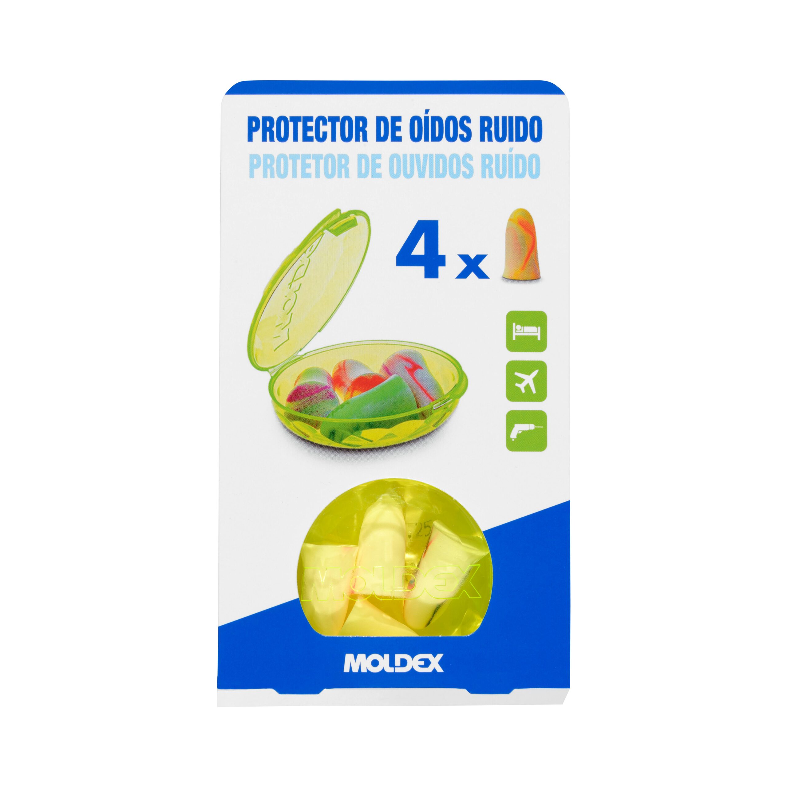 Protectores para los oídos de espuma Moldex contra el ruido Mercadona