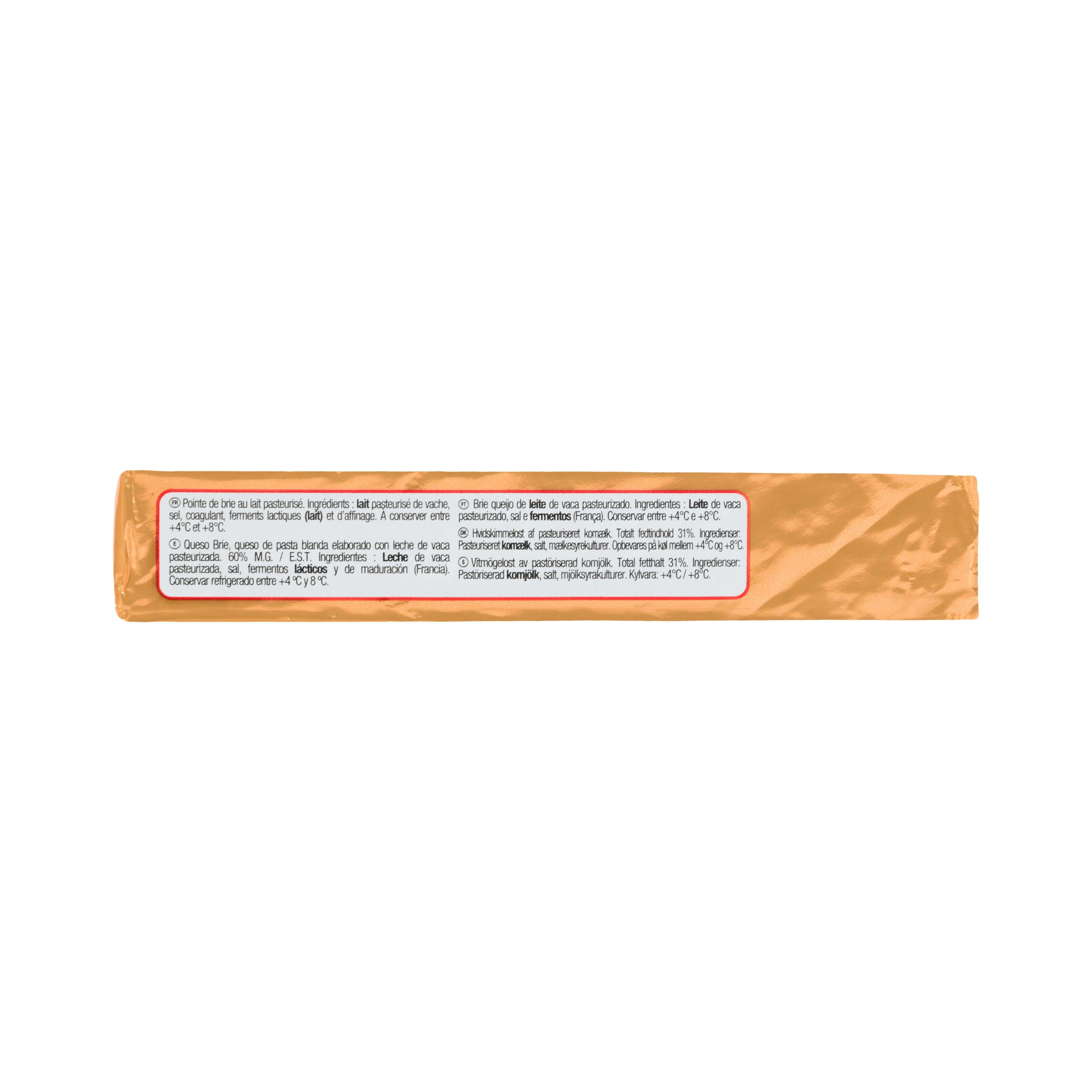 Etiqueta Queso brie marcillat de vaca Plaisir de Roy