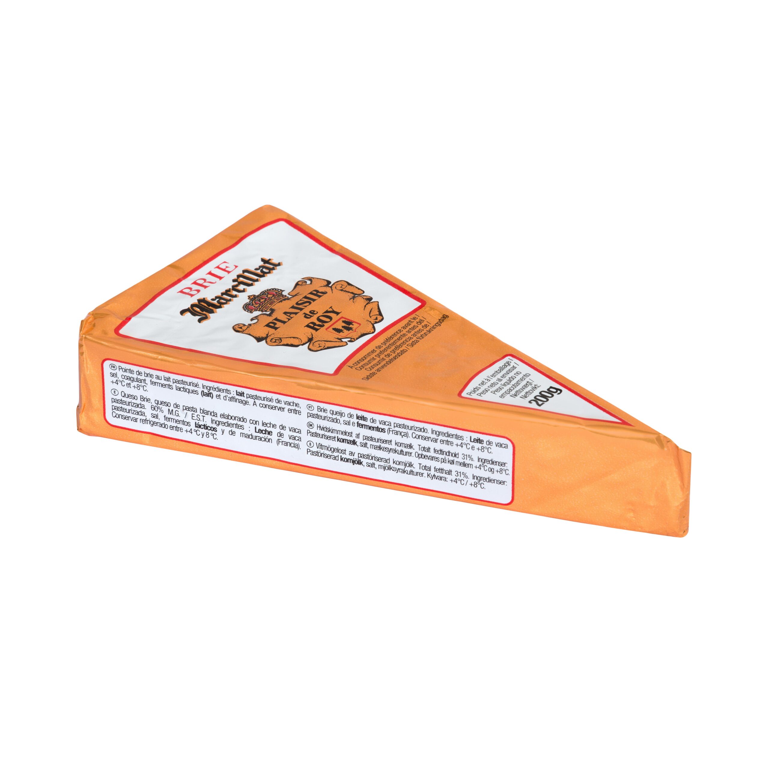 Queso brie marcillat de vaca Plaisir de Roy Mercadona