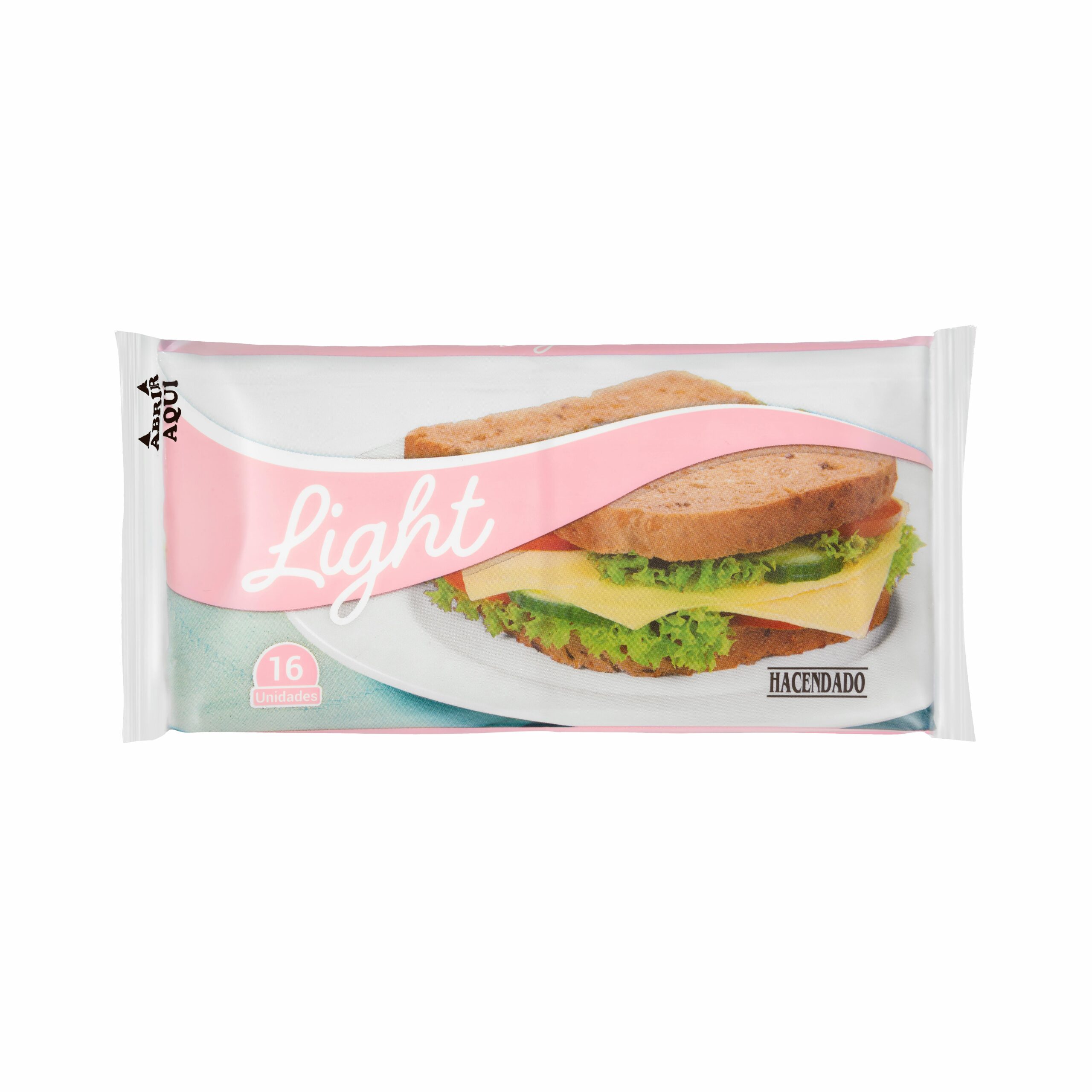 Queso lonchas fundido light Hacendado Mercadona