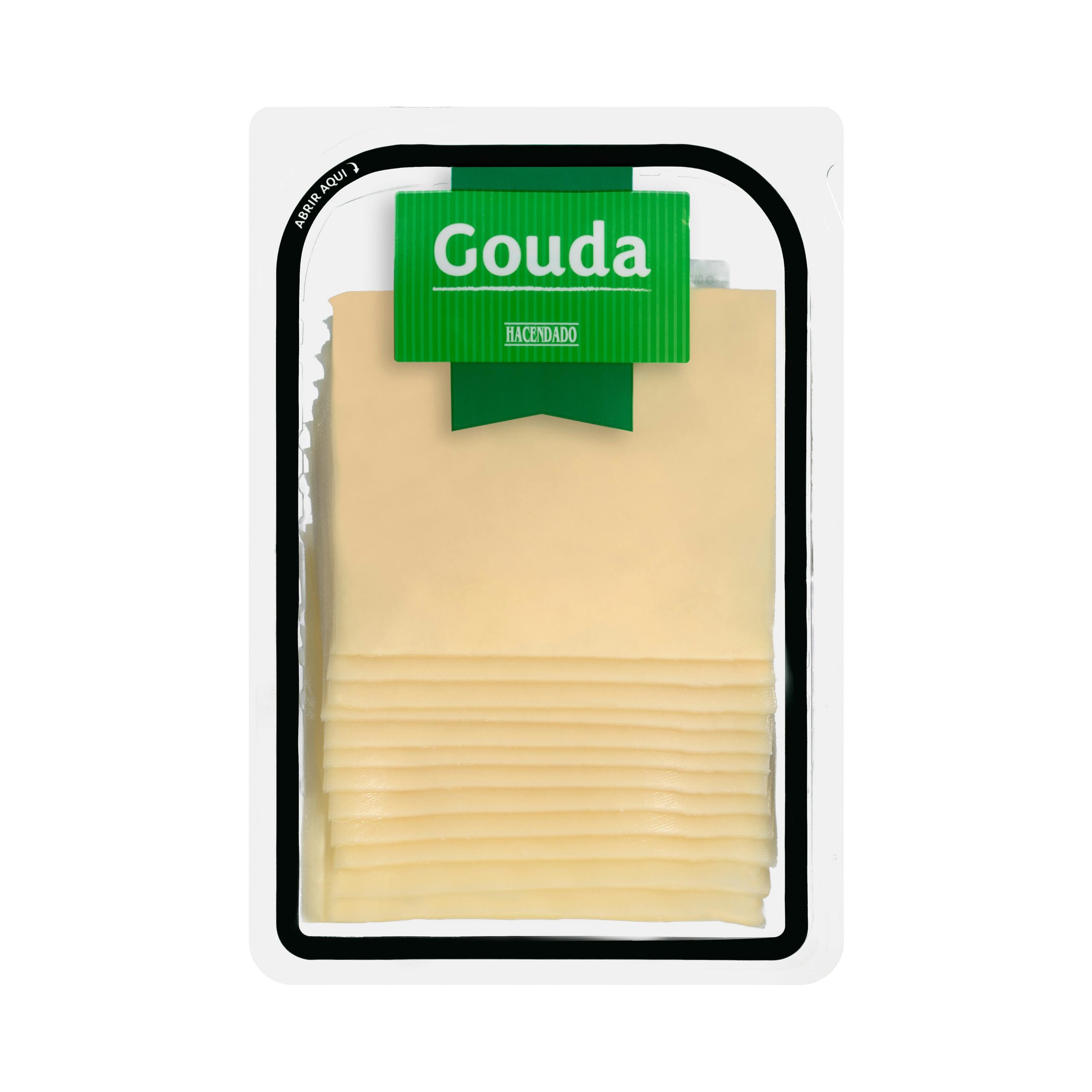 Queso lonchas gouda de vaca Hacendado Mercadona