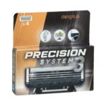 Recambios maquinilla de afeitar Deliplus Precision System 3 hojas Recambios maquinilla de afeitar Deliplus Precision System 3 hojas