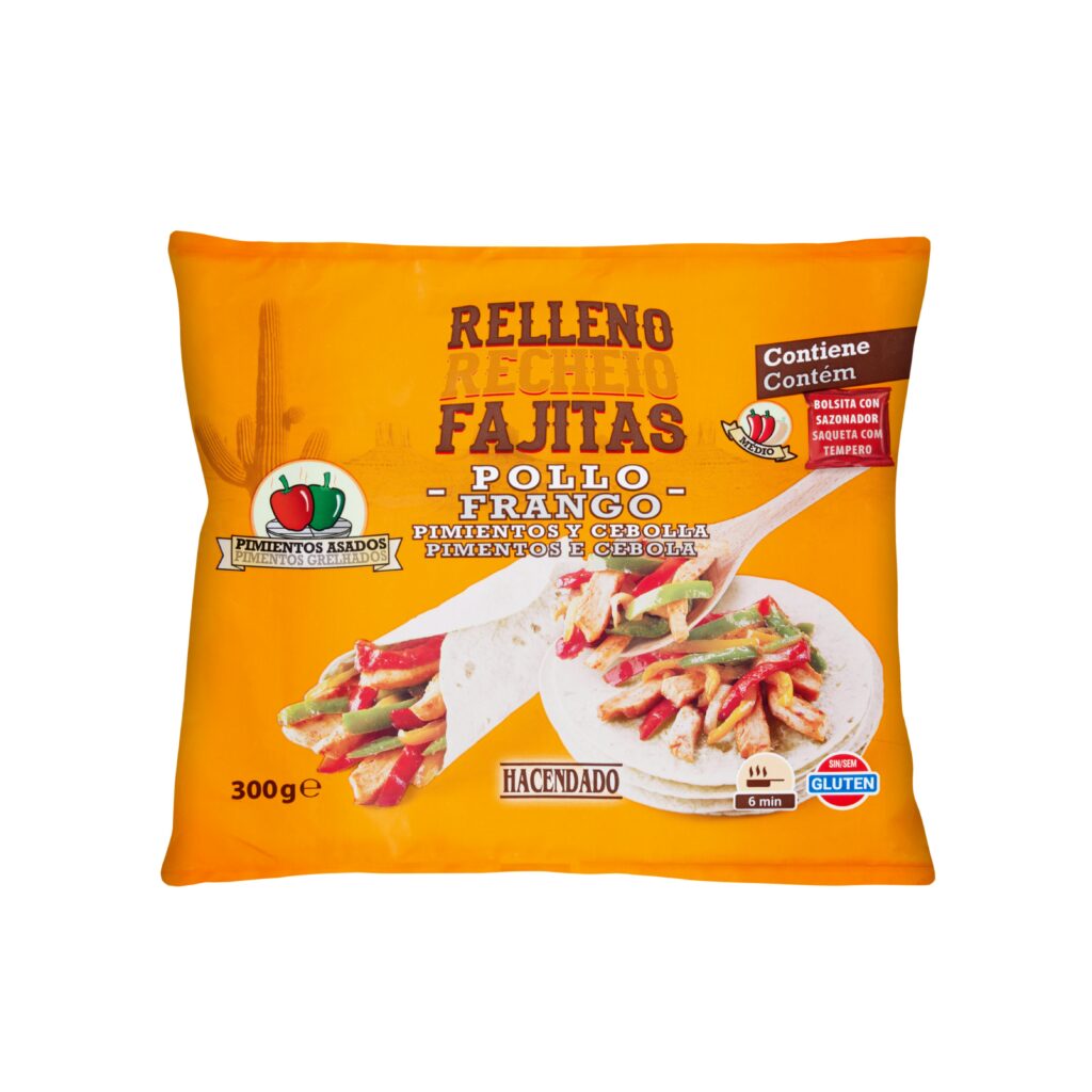 Relleno fajitas pollo