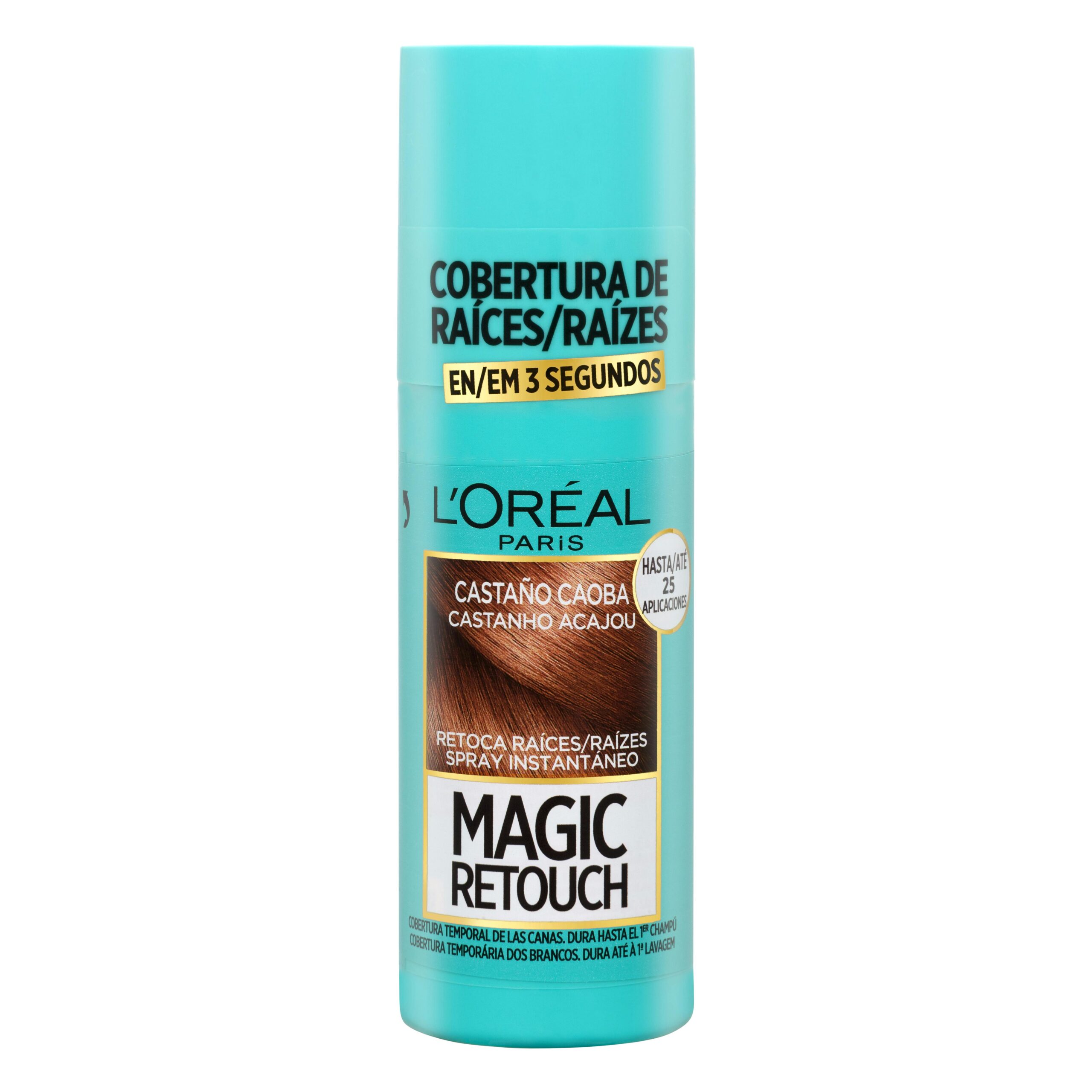 Retoca raíces instantáneo L'Oréal castaño caoba Magic retouch Mercadona