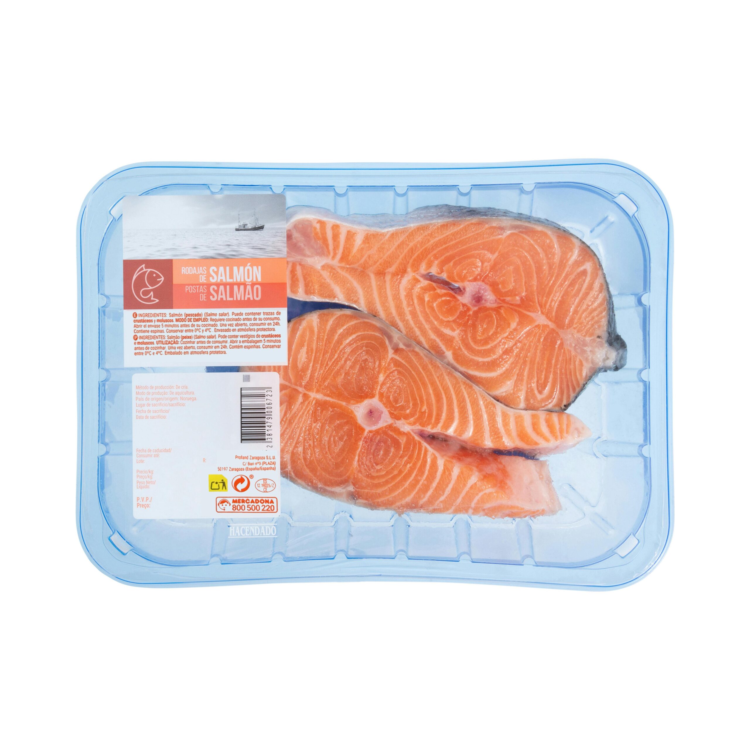 Rodajas de salmón Rodajas de salmón