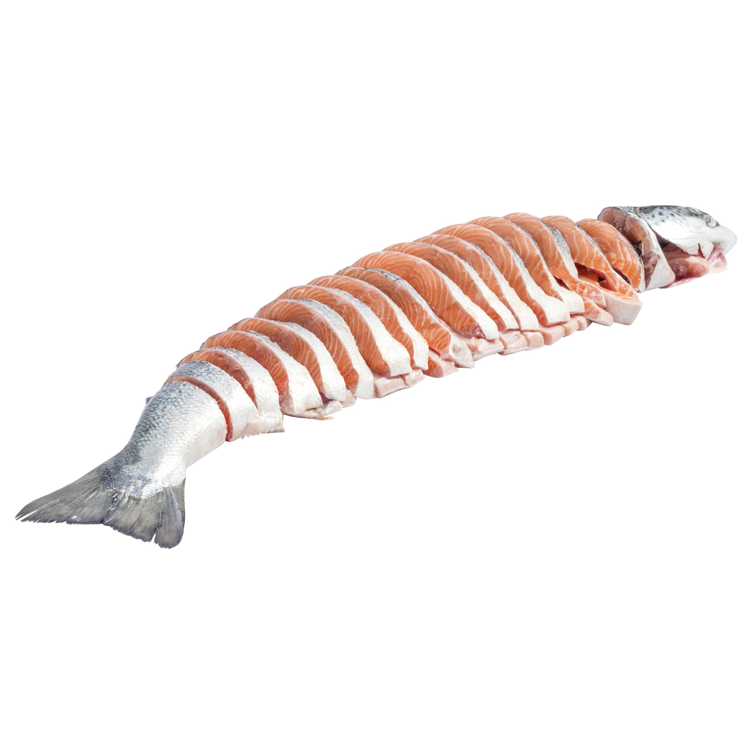 Salmón a rodajas Salmón a rodajas