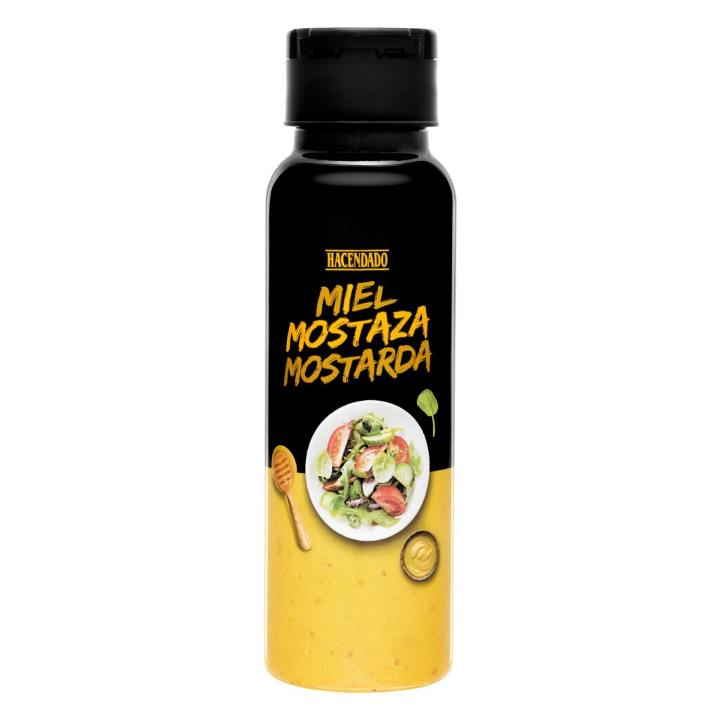 Salsa miel y mostaza Hacendado