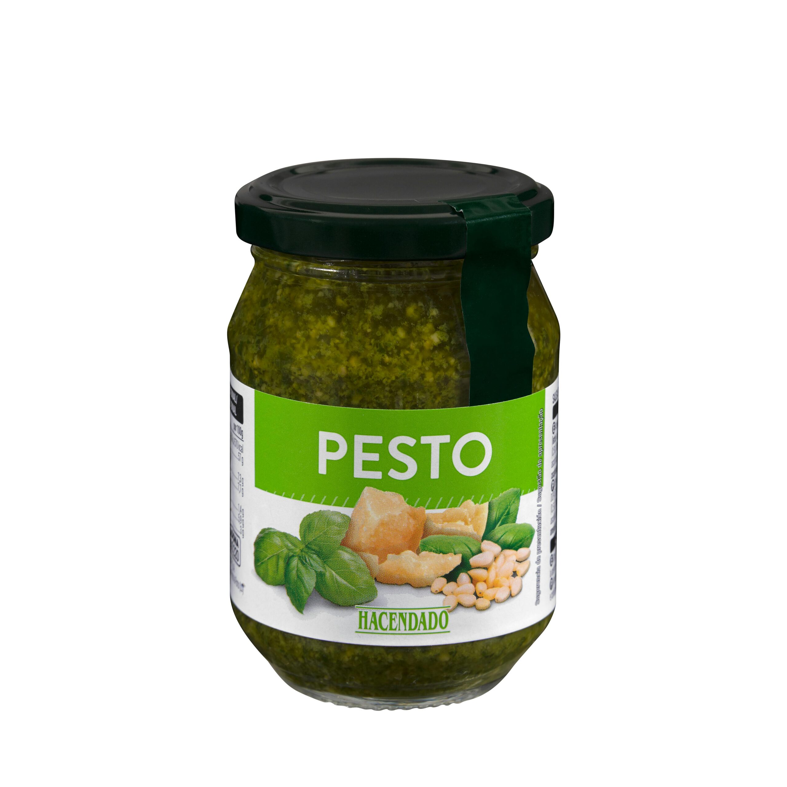 Salsa pesto con albahaca Hacendado Mercadona