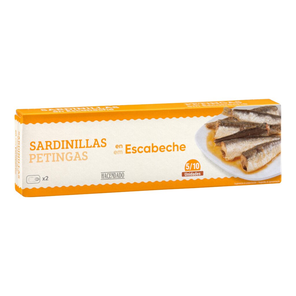 Sardinillas en escabeche Hacendado 6-10 ud.