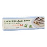 Sardinillas reducidas en sal en aceite de oliva Hacendado 6-12 ud.