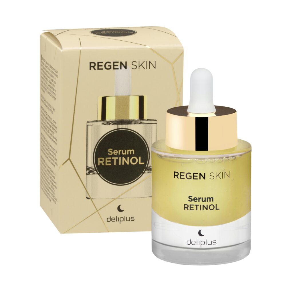 Sérum facial Retinol Regen Skin Deliplus evitar piel sensible