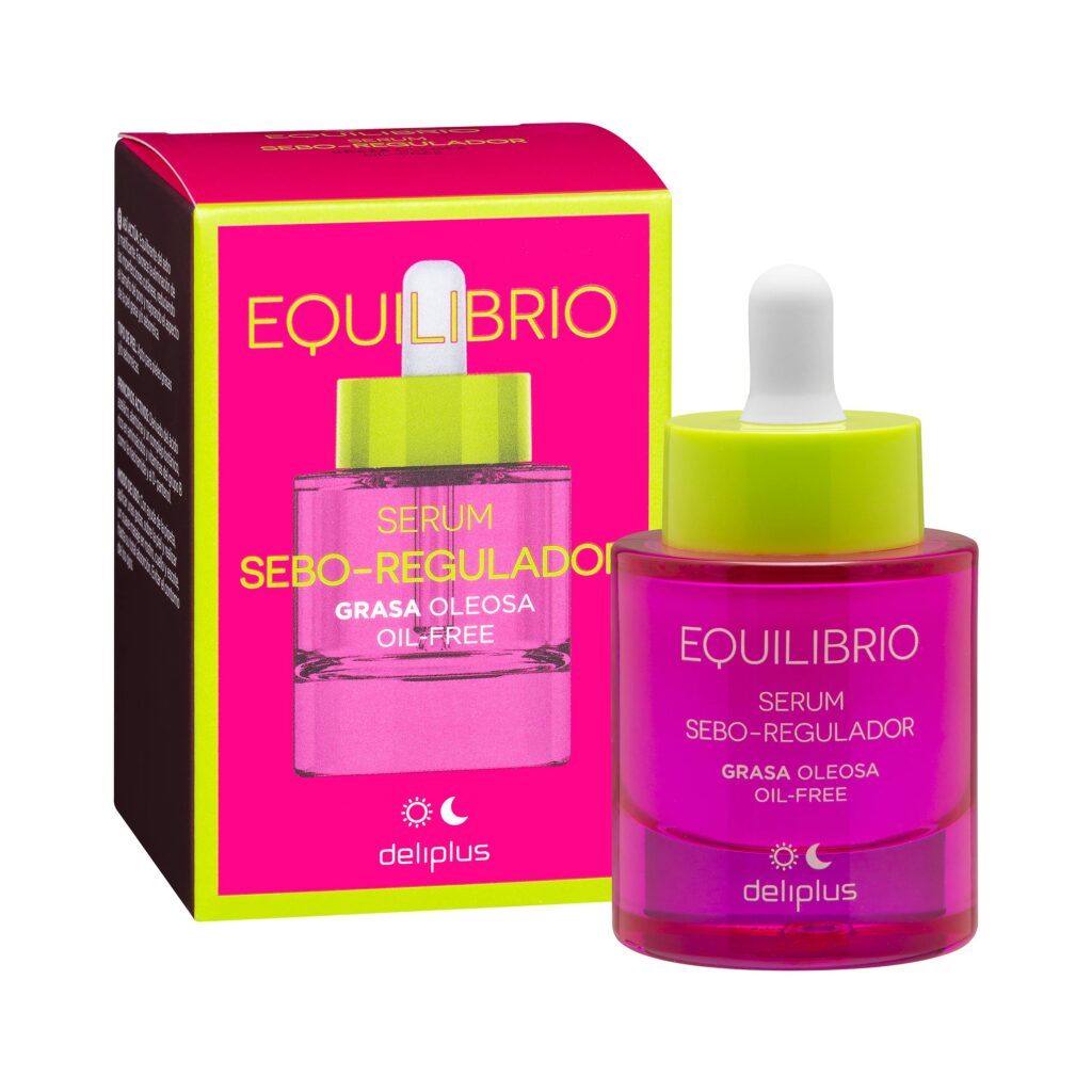 Sérum facial Sebo-regulador Deliplus Equilibrio piel grasa y seborreica