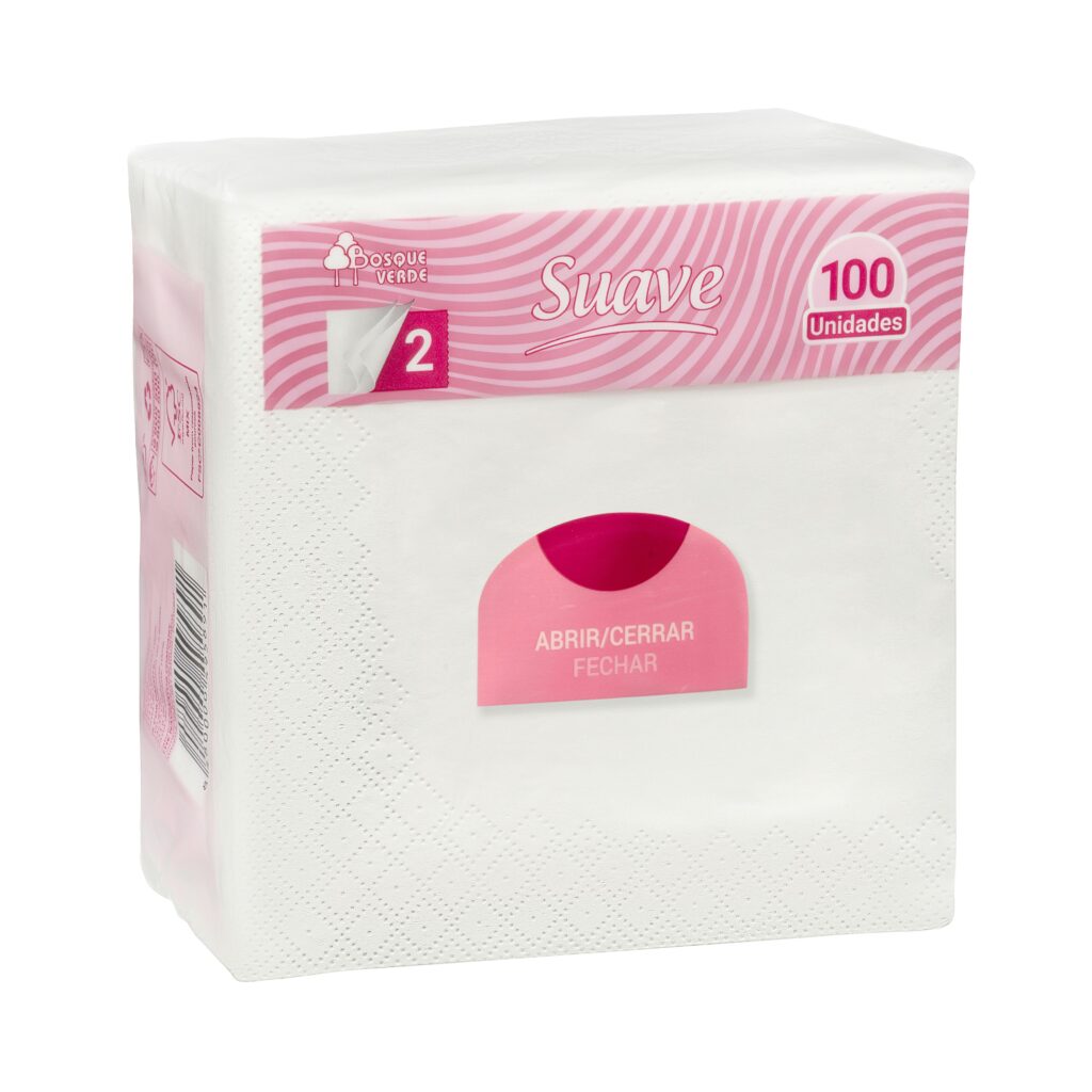 Servilleta papel suave Bosque Verde 2 capas 33 x 32 cm