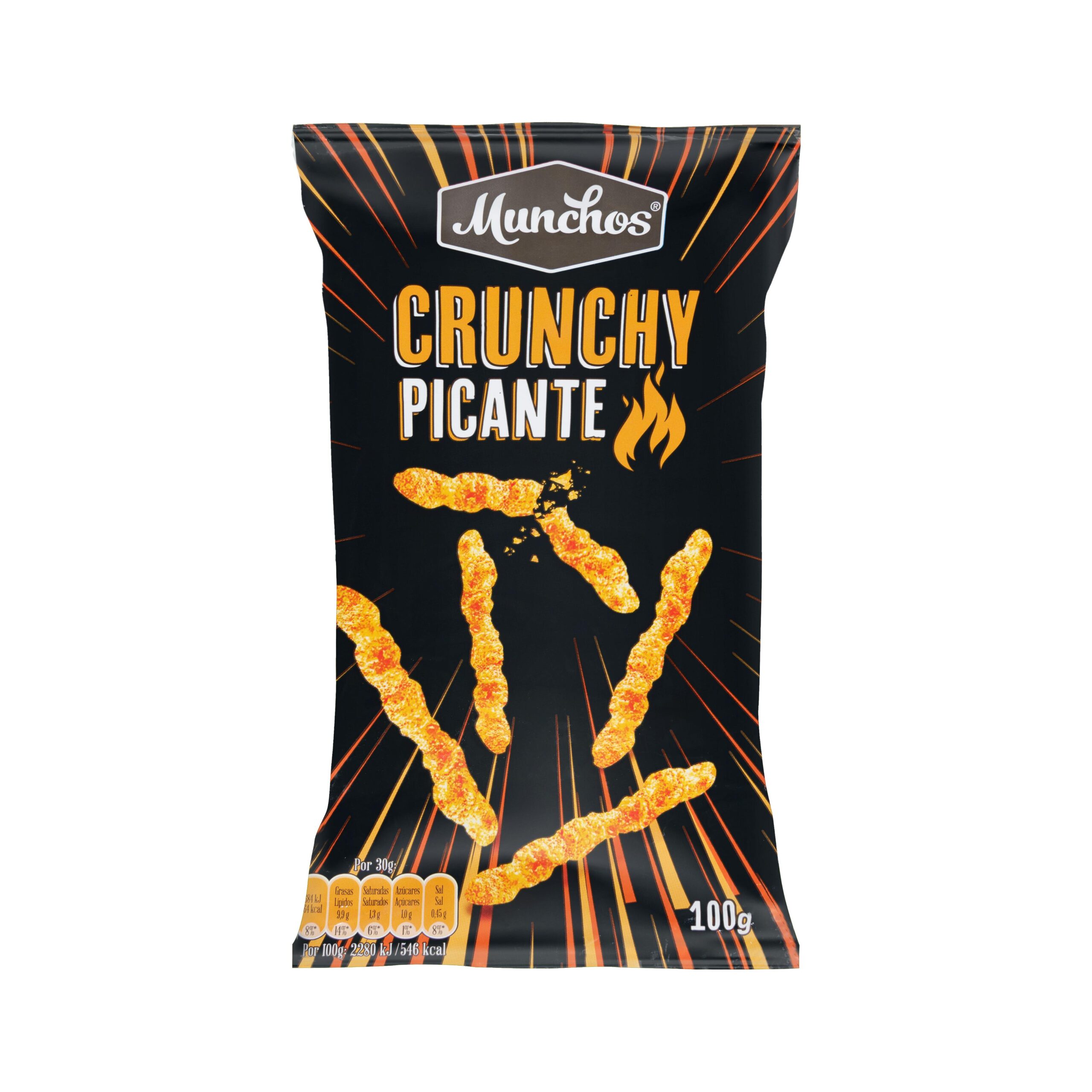 Snack de maíz Crunchy sabor picante Munchos Mercadona