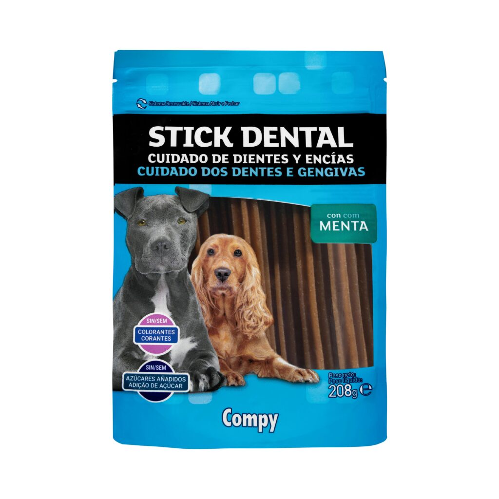 Stick dental perro adulto con menta Compy razas medianas y grandes