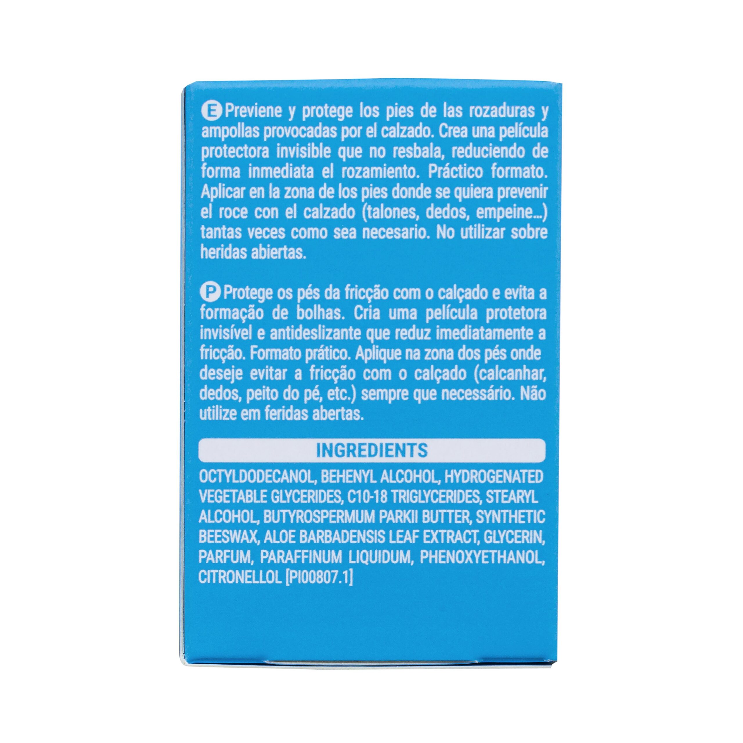 Etiqueta Stick para pies anti-rozaduras Deliplus