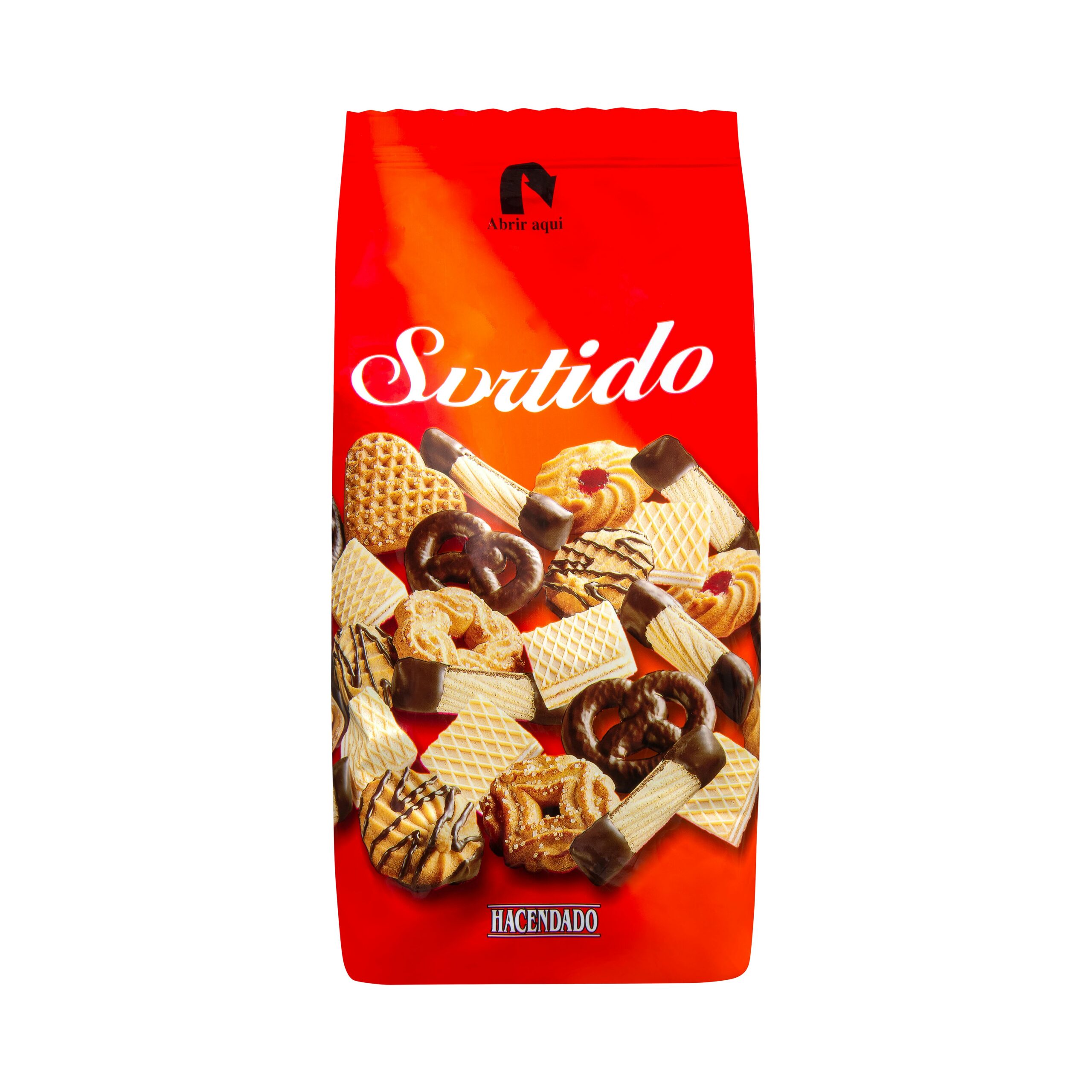 Surtido de galletas y barquillos Hacendado Mercadona