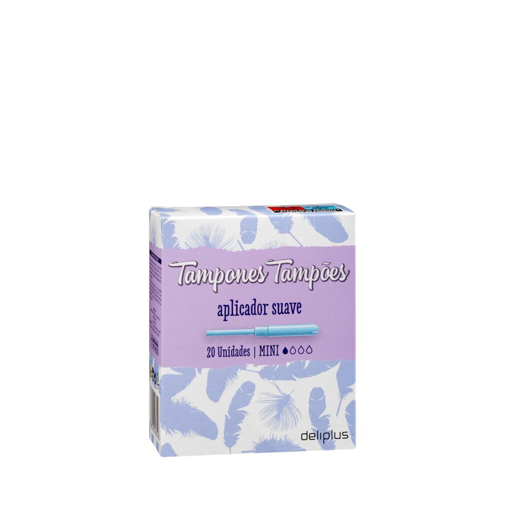 Tampones mini Deliplus con aplicador suave